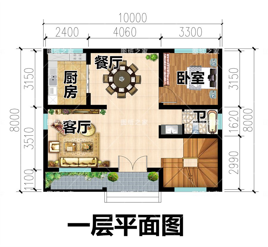 天吶！8款鄉(xiāng)村別墅圖，爆款戶型，實(shí)用又氣派