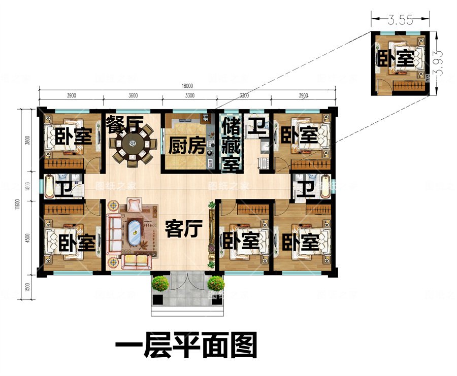天吶！8款鄉(xiāng)村別墅圖，爆款戶型，實(shí)用又氣派