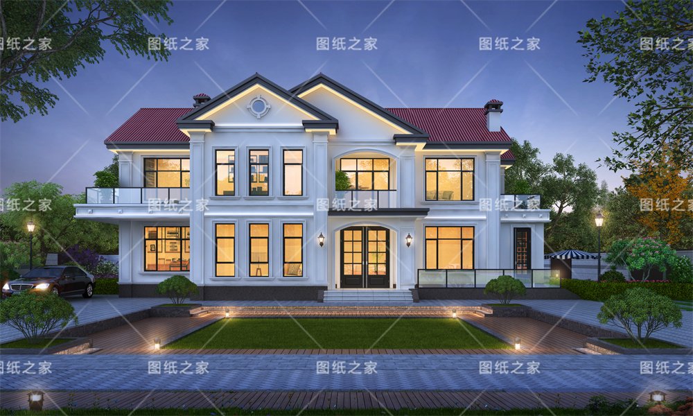 實用簡單又漂亮的別墅設計圖，顏值與實用并存！