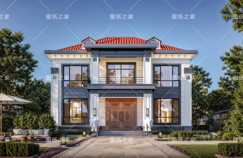 實用簡單又漂亮的別墅設計圖，顏值與實用并存！