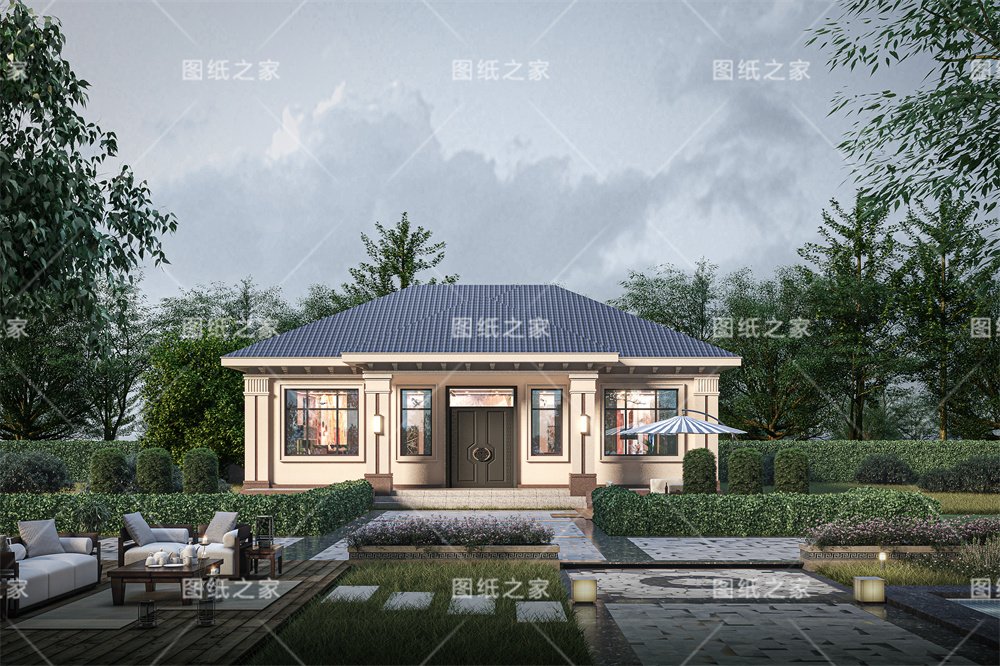 小戶型更實用！16款農村一層別墅