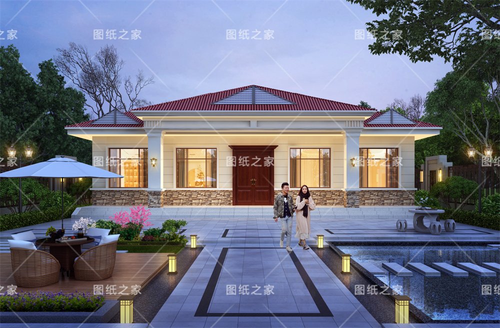 小戶型更實用！16款農村一層別墅