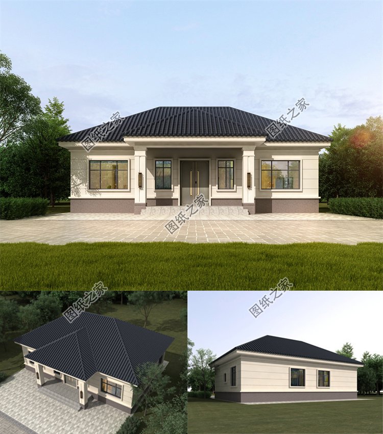 一層農村自建房設計圖1