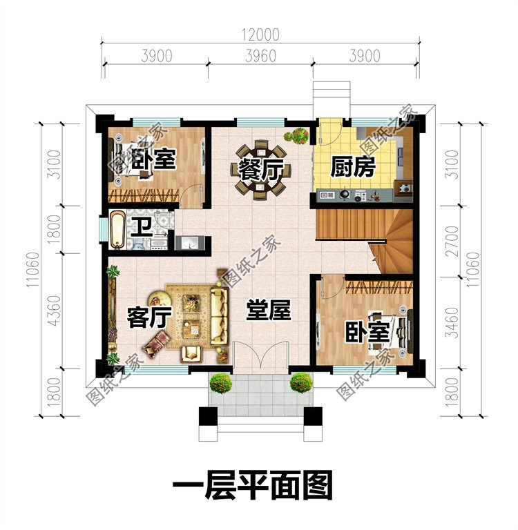 二層農村自建房設計圖2