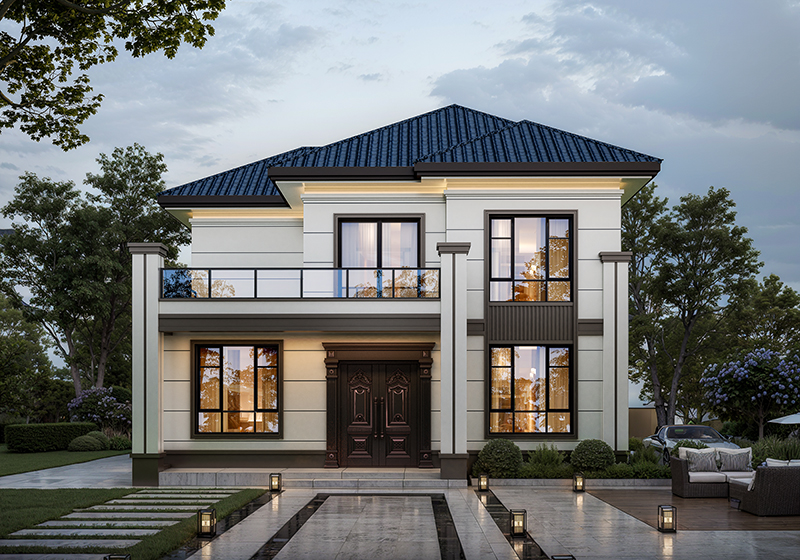 11.5米乘 11.5米自建房：兩層設(shè)計(jì) + 戶型方正，誰看誰心動(dòng)