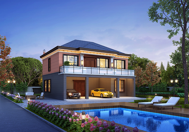 帶架空層的一層自建房太香了！防潮、停車、儲物全兼顧