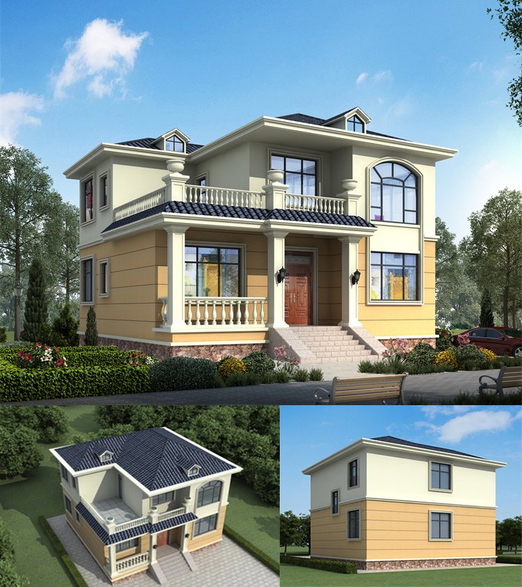 高品質(zhì)二層別墅設(shè)計(jì)方案1