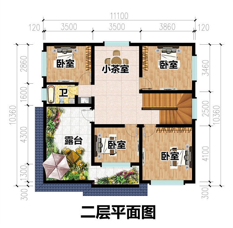 高品質(zhì)二層別墅設(shè)計(jì)方案3