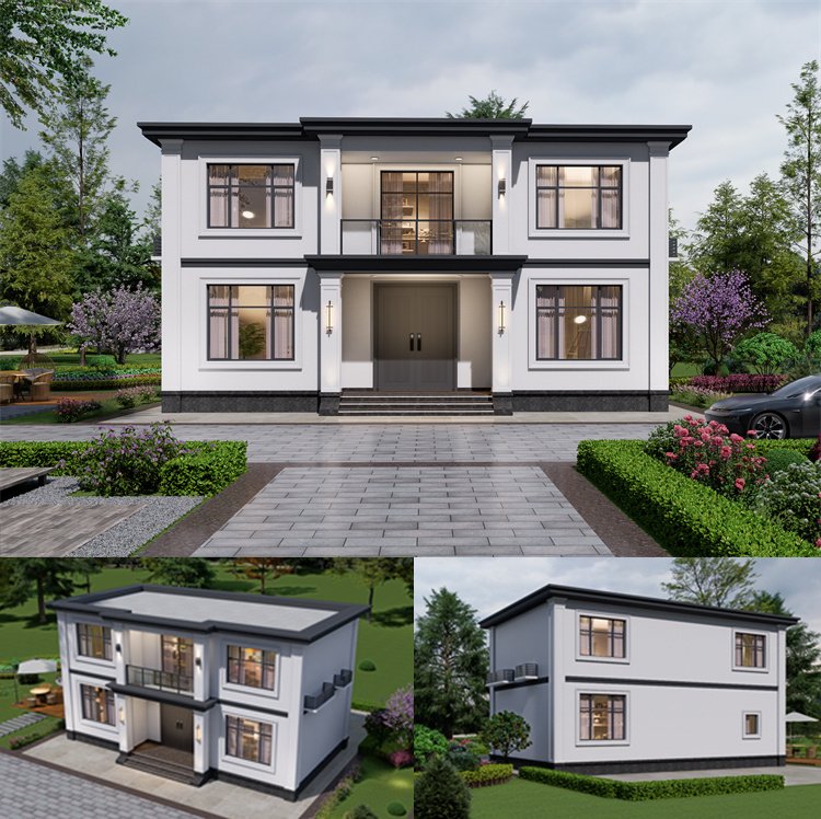 高品質二層別墅設計圖1