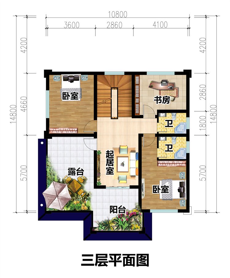 三層簡歐別墅設計圖4