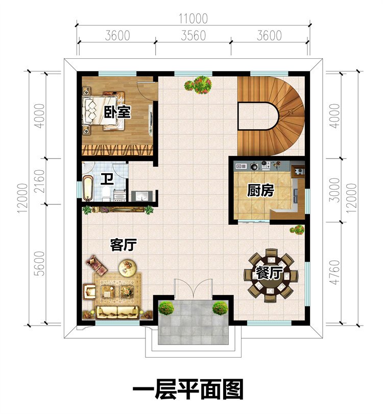 簡約時尚現代風農村自建房2