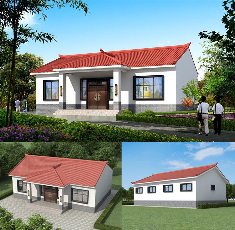 一層農村自建房戶型設計圖1