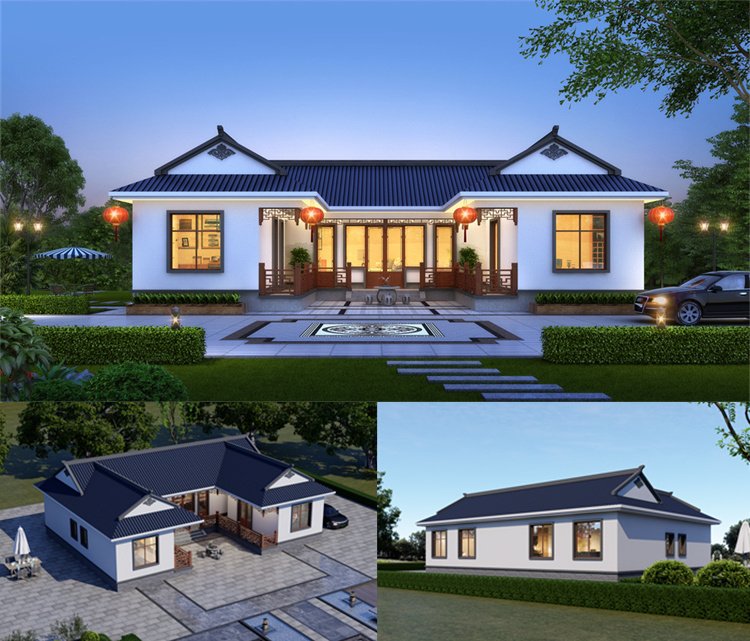 中式三合院設計圖1