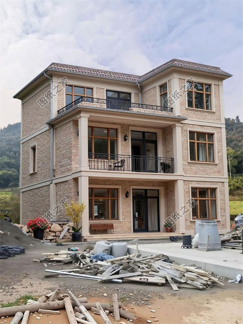 2026爆款！100款農村別墅設計圖大全，一二三層全包括