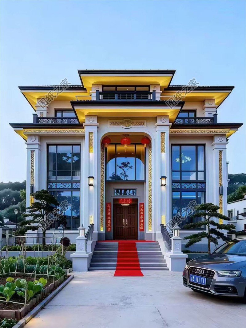 2026爆款！100款農村別墅設計圖大全，一二三層全包括