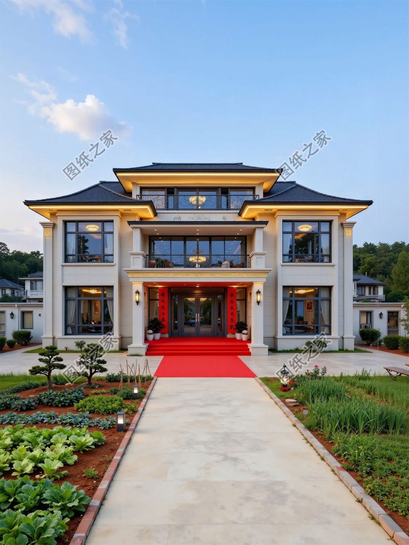 2026爆款！100款農村別墅設計圖大全，一二三層全包括