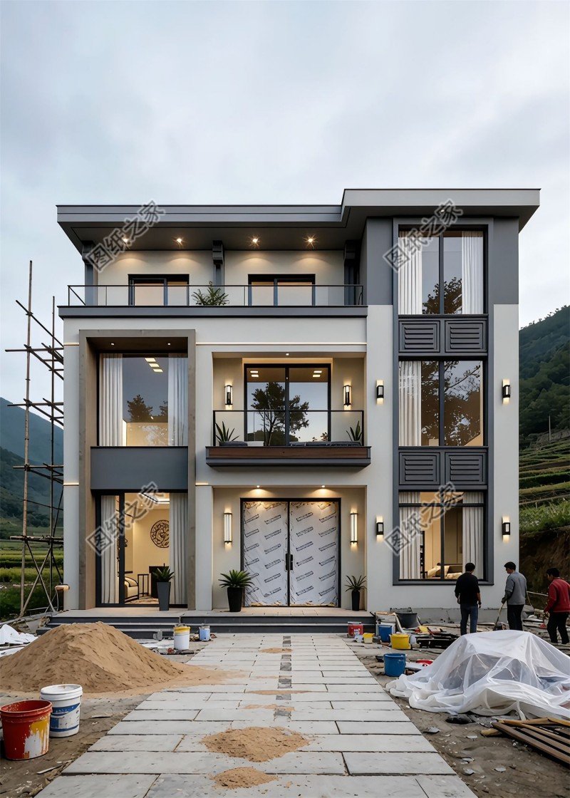 2026爆款！100款農村別墅設計圖大全，一二三層全包括