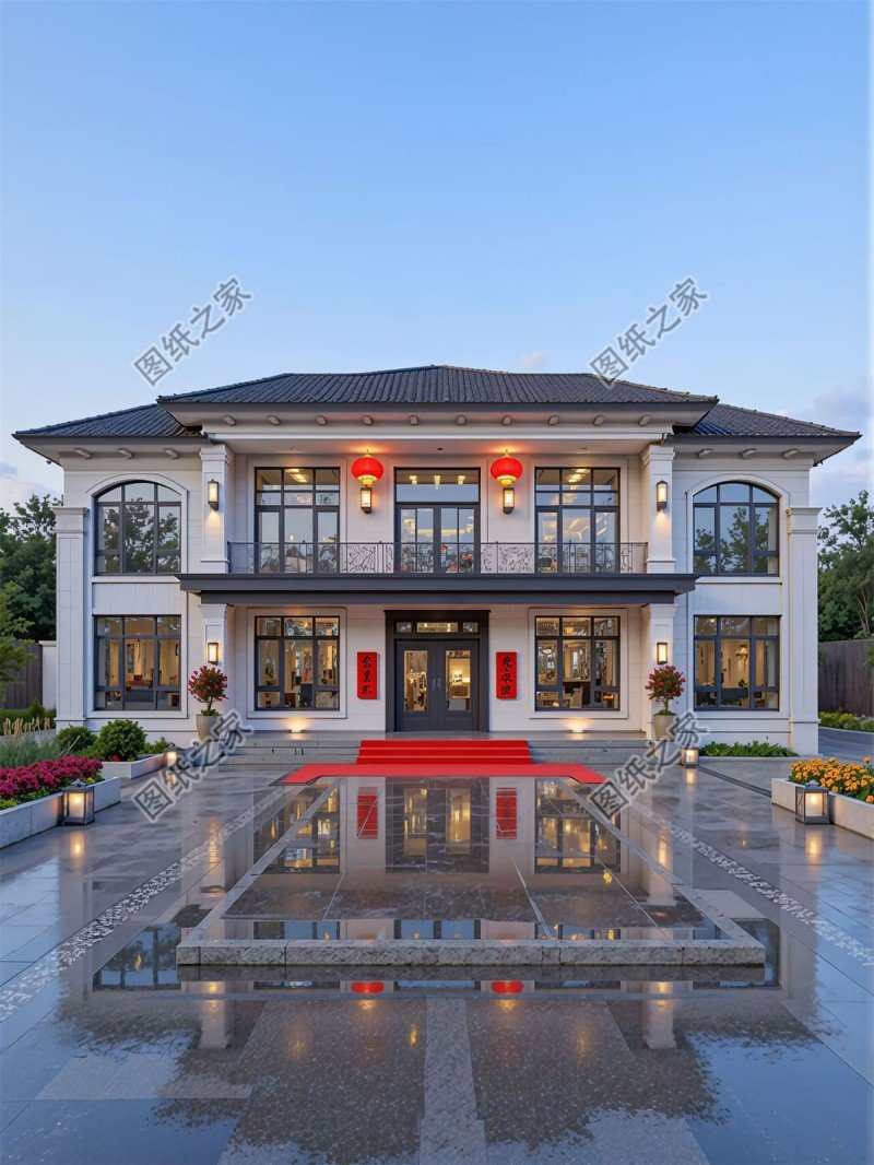 2026爆款！100款農村別墅設計圖大全，一二三層全包括